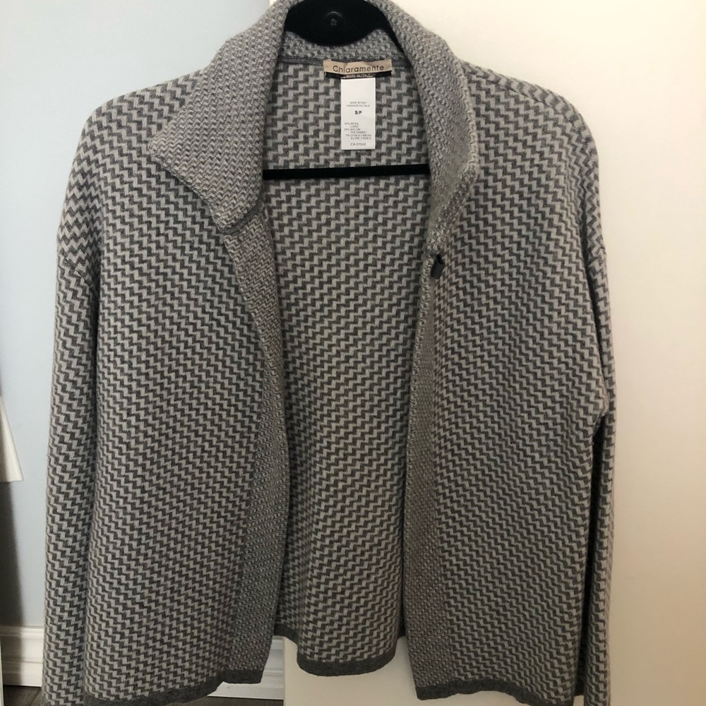 Chiaramente Made in Italy Cardigan Cape Sweater